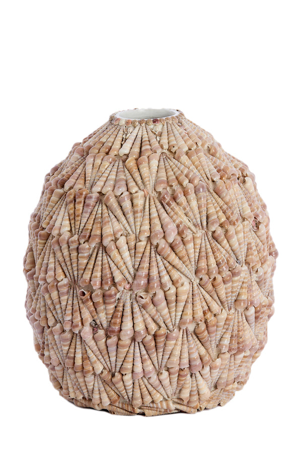 Light & Living Accessories Vase deco 33x37 cm SHELL sand-taupe House of Isabella UK