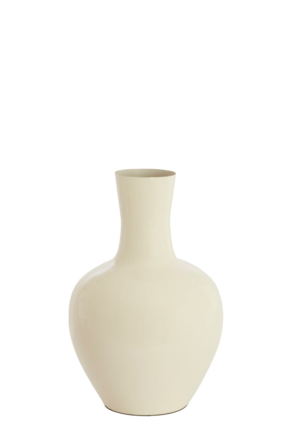 Light & Living Accessories Vase deco 33x50 cm NANA shiny cream House of Isabella UK