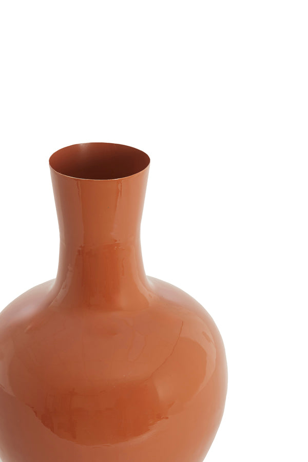 Light & Living Accessories Vase deco 33x50 cm NANA shiny dark orange House of Isabella UK