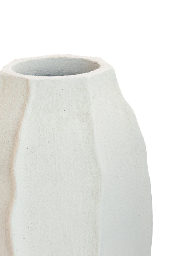 Light & Living Accessories Vase deco 33x50 cm SAPHIRA matt white House of Isabella UK