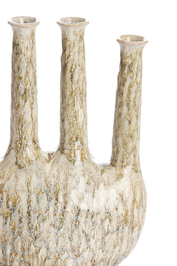 Light & Living Accessories Vase deco 34x14x48 cm BEKAPO ceramics beige House of Isabella UK