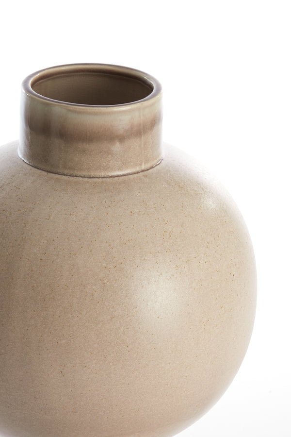Light & Living Accessories Vase deco 34x46 cm ZELATA ceramics sand House of Isabella UK