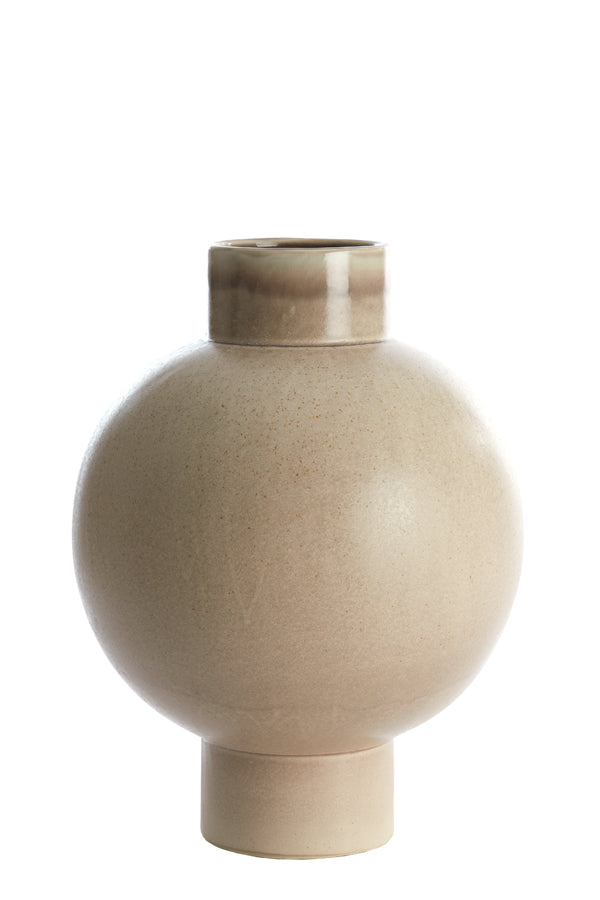Light & Living Accessories Vase deco 34x46 cm ZELATA ceramics sand House of Isabella UK