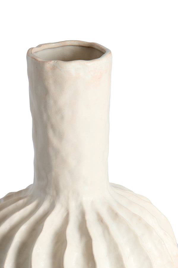 Light & Living Accessories Vase deco 34x50 cm SENAGO ceramics cream House of Isabella UK