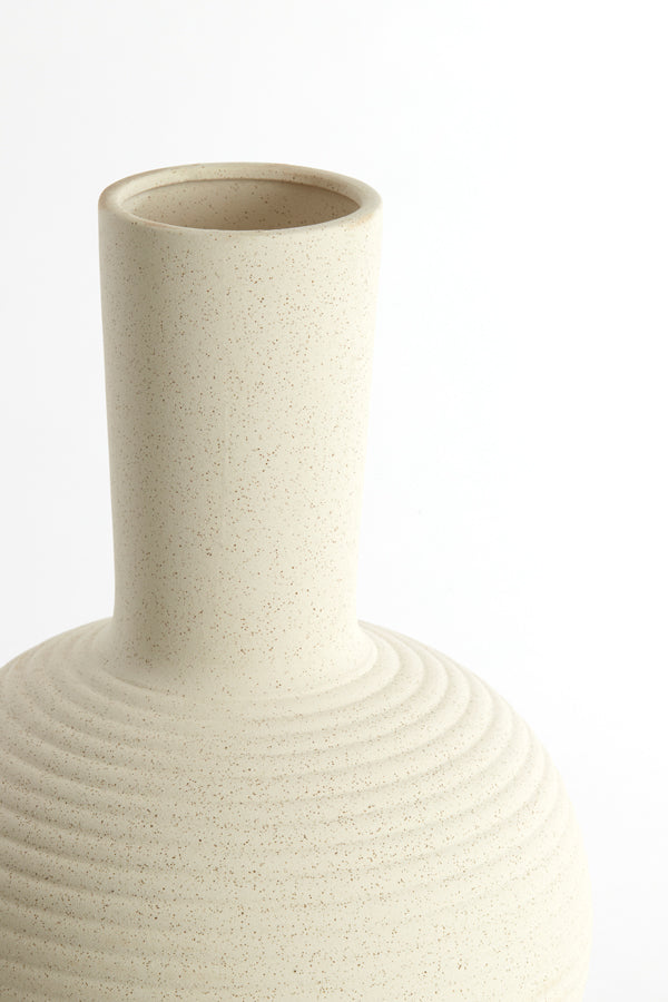 Light & Living Accessories Vase deco 34x52 cm ULLOA ceramics matt cream House of Isabella UK