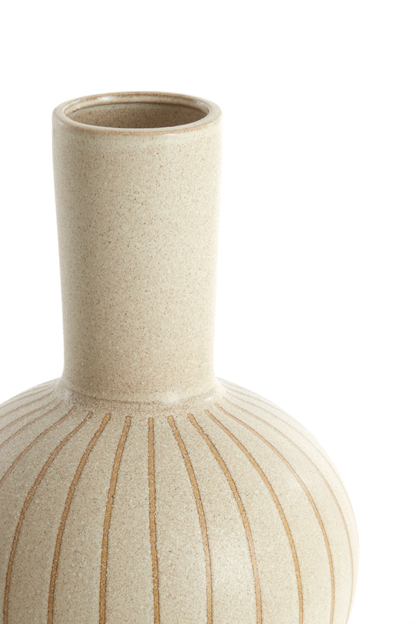 Light & Living Accessories Vase deco 34x52 cm ULLOA ceramics matt sand+brown House of Isabella UK