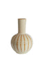 Light & Living Accessories Vase deco 34x52 cm ULLOA ceramics shiny cream+brown House of Isabella UK
