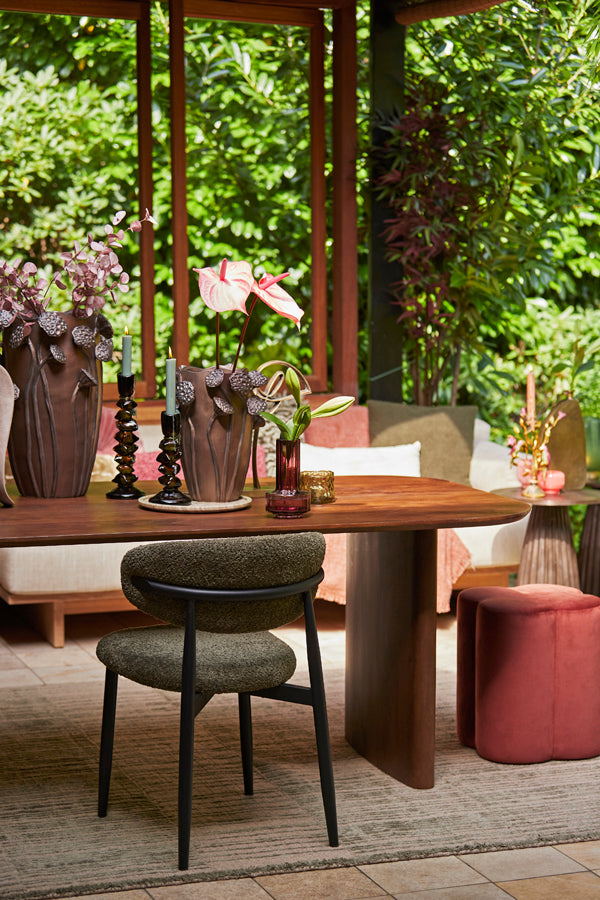 Light & Living Accessories Vase deco 35,5x35x51 cm LAVCI ceramics matt dark brown House of Isabella UK
