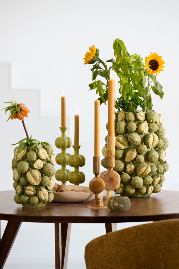 Light & Living Accessories Vase deco 35,5x45 cm LANIKA ceramics matt green House of Isabella UK