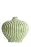 Light & Living Accessories Vase deco 35x21x30 cm LORITO ceramics mint green House of Isabella UK