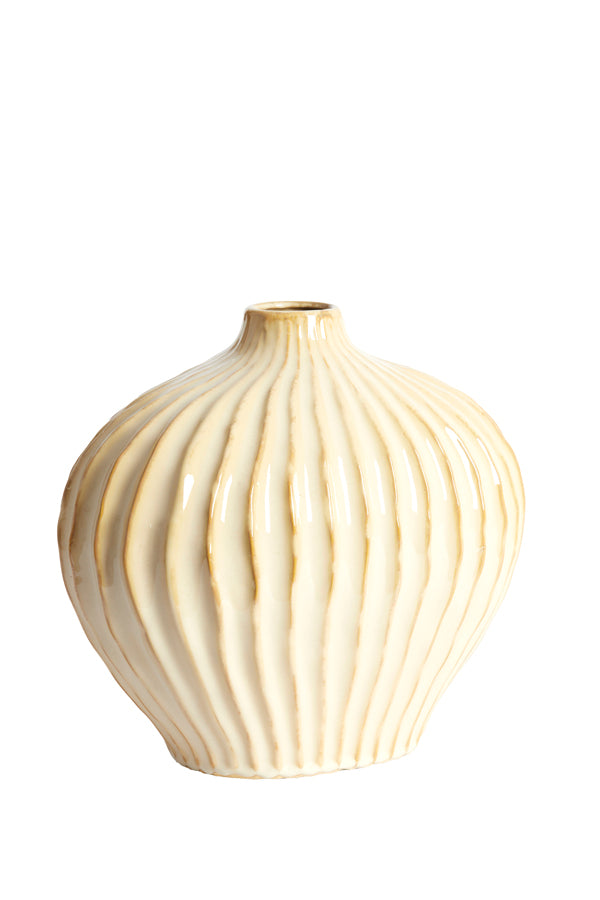 Light & Living Accessories Vase deco 35x21x30 cm LORITO ceramics sand-beige House of Isabella UK
