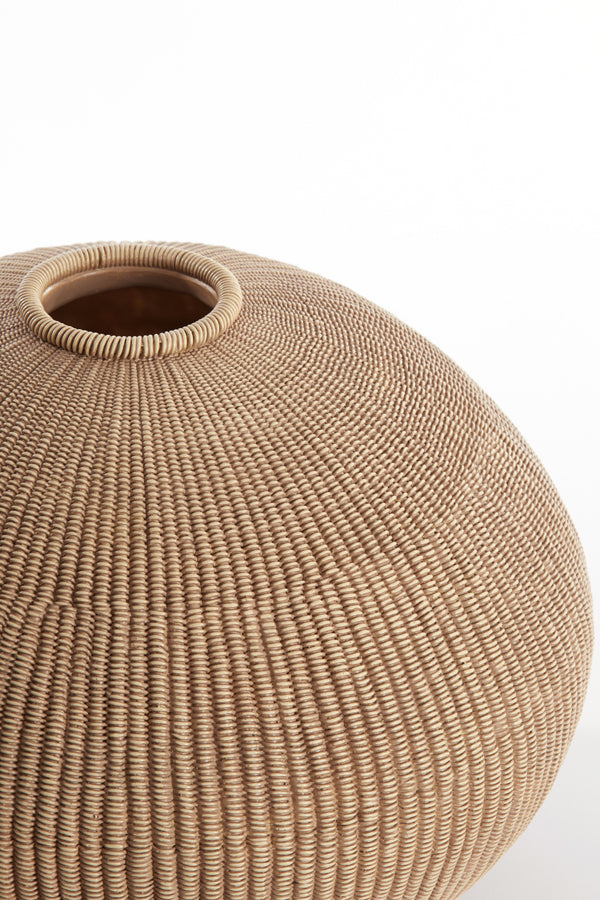 Light & Living Accessories Vase deco 35x26,5 cm VALERIE light brown House of Isabella UK
