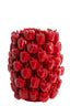 Light & Living Accessories Vase deco 35x33x47 cm BELLPEPPER ceramics shiny red House of Isabella UK
