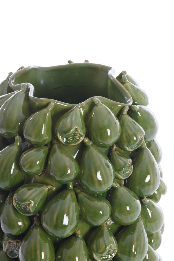 Light & Living Accessories Vase deco 35x33x47 cm NATALIA ceramics dark green House of Isabella UK