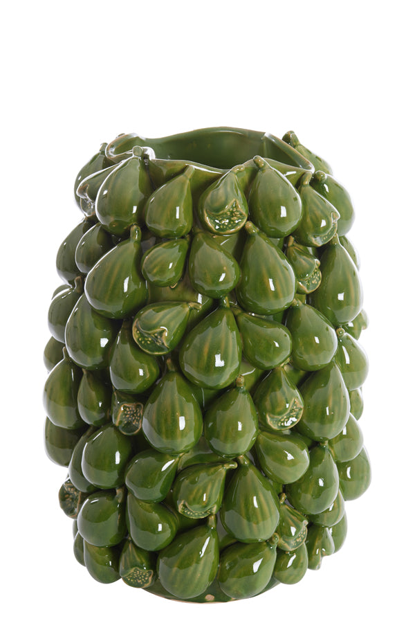Light & Living Accessories Vase deco 35x33x47 cm NATALIA ceramics dark green House of Isabella UK