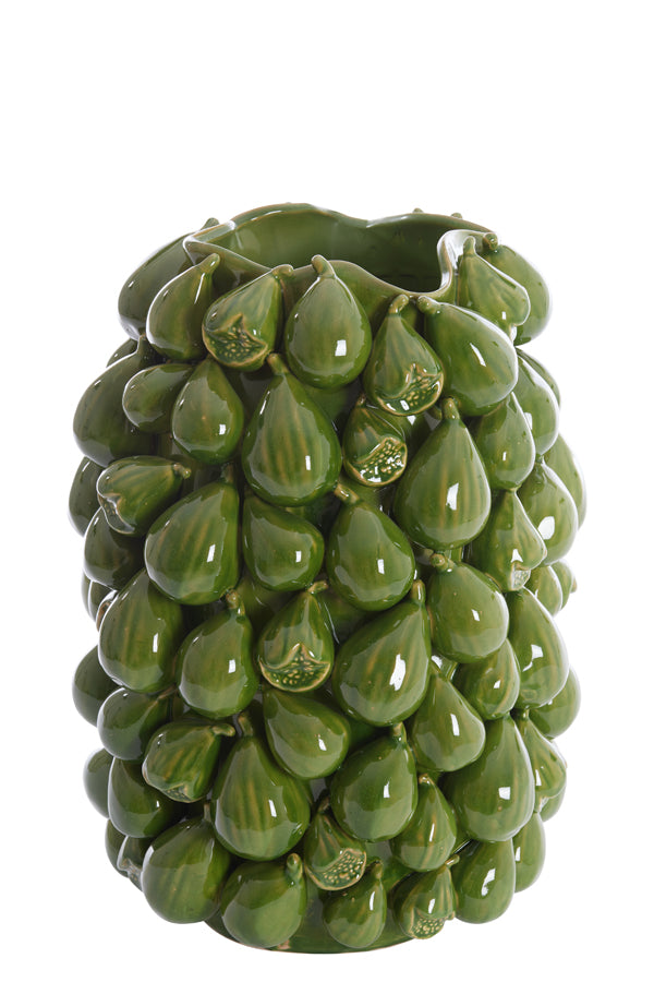 Light & Living Accessories Vase deco 35x33x47 cm NATALIA ceramics dark green House of Isabella UK