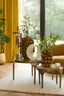 Light & Living Accessories Vase deco 35x33x47 cm NATALIA ceramics yellow-brown House of Isabella UK