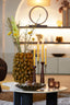 Light & Living Accessories Vase deco 35x33x47 cm NATALIA ceramics yellow-brown House of Isabella UK