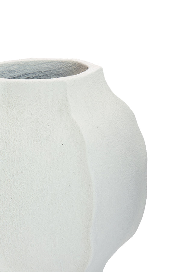 Light & Living Accessories Vase deco 35x35 cm SAPHIRA matt white House of Isabella UK