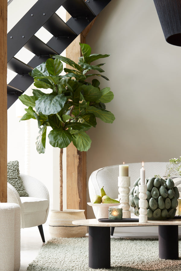 Light & Living Accessories Vase deco 36x35,5x31,5 cm AVOCADO ceramics olive green House of Isabella UK