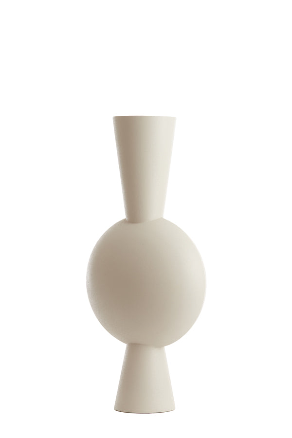 Light & Living Accessories Vase deco 37,5x22x81 cm KAVANDU cream House of Isabella UK