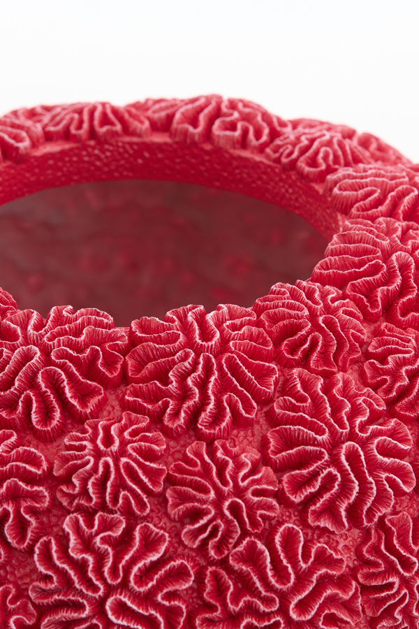 Light & Living Accessories Vase deco 37x21 cm CORAL red House of Isabella UK