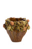 Light & Living Accessories Vase deco 38x33 cm LEMONI ceramics brown-orange+green House of Isabella UK
