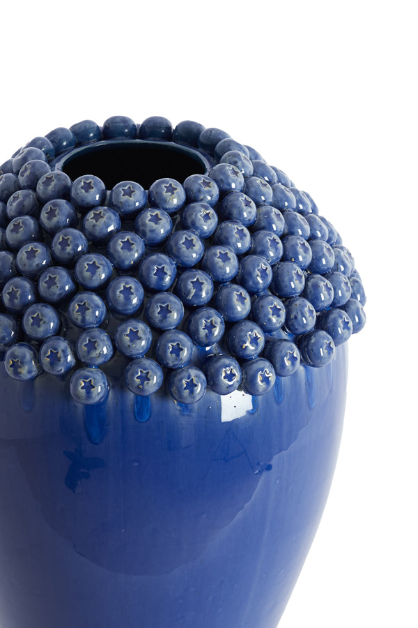 Light & Living Accessories Vase deco 39,5x57 cm LOVRO ceramics dark blue House of Isabella UK