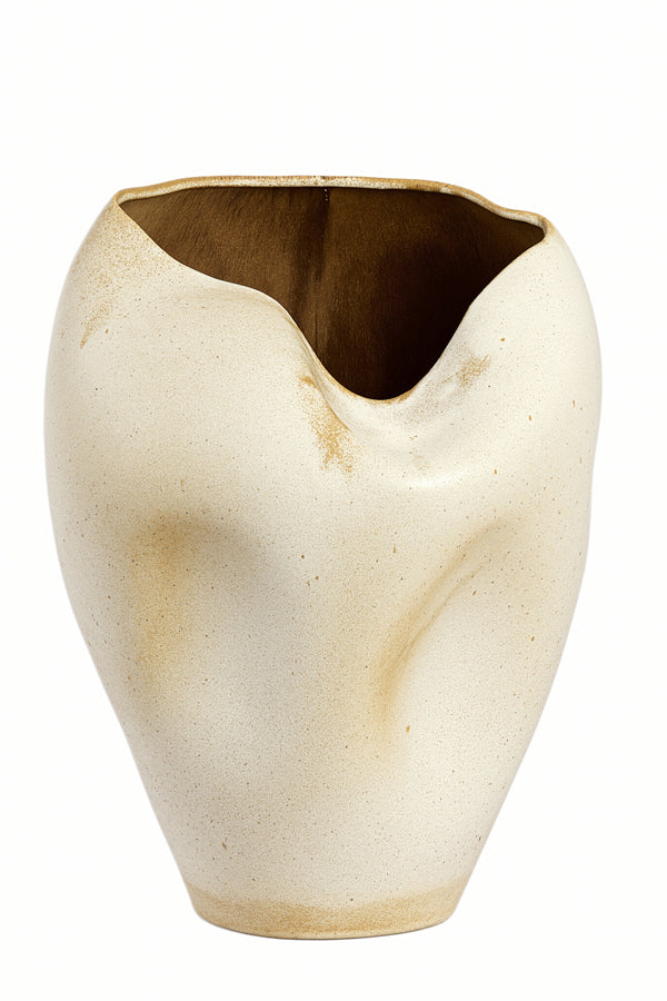 Light & Living Accessories Vase deco 39x53 cm AZURA ceramics cream-rust House of Isabella UK