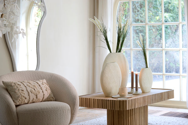 Light & Living Accessories Vase deco 40,5x11x40 cm RENDA cream House of Isabella UK