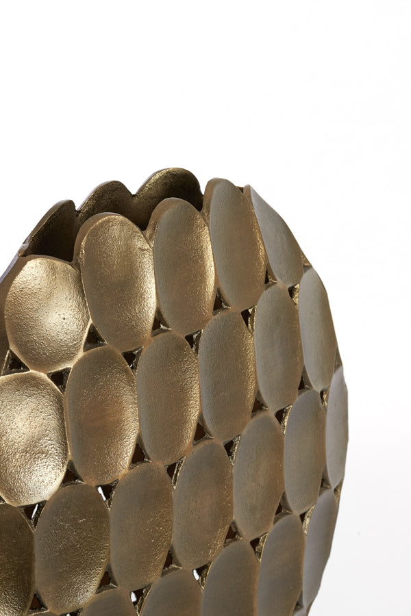 Light & Living Accessories Vase deco 40x11x41 cm ORLAN gold House of Isabella UK