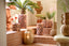 Light & Living Accessories Vase deco 40x23,5 cm SEA URCHIN coral red+burgundy House of Isabella UK