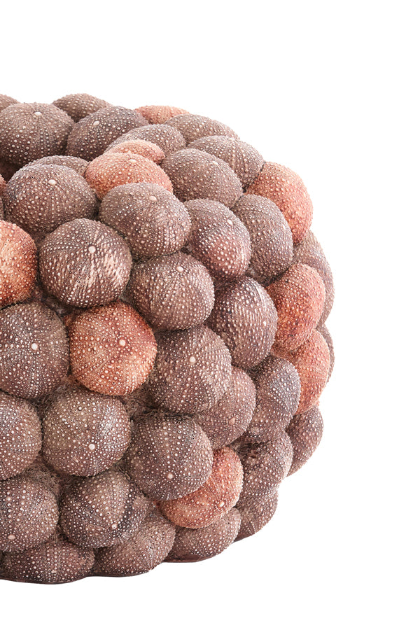 Light & Living Accessories Vase deco 40x23,5 cm SEA URCHIN coral red+burgundy House of Isabella UK