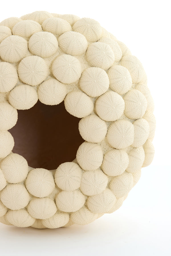 Light & Living Accessories Vase deco 40x23,5 cm SEA URCHIN cream House of Isabella UK