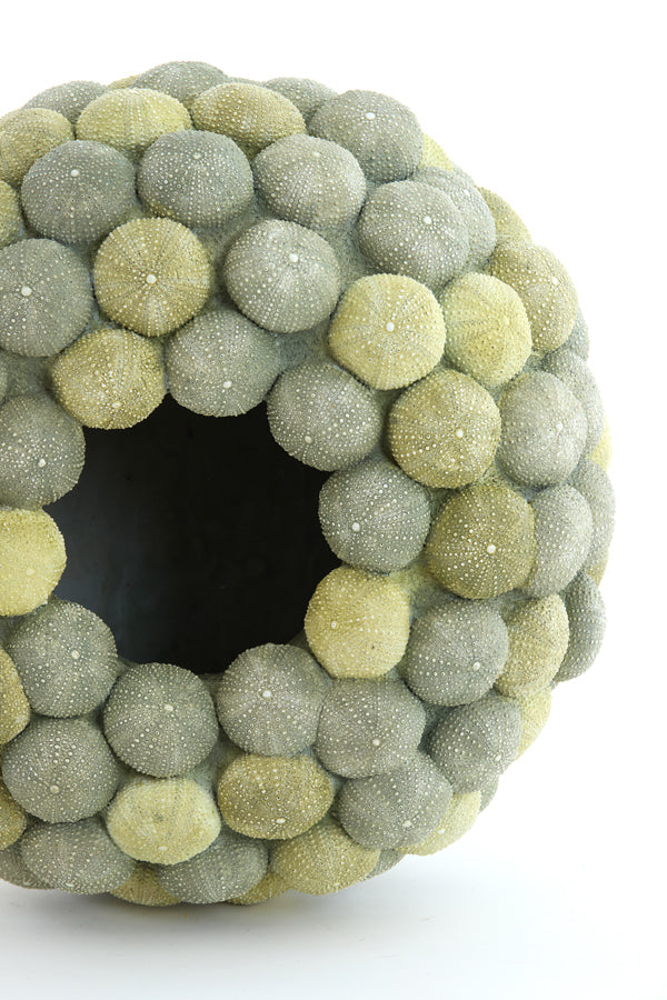 Light & Living Accessories Vase deco 40x23,5 cm SEA URCHIN green+dark green House of Isabella UK