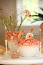 Light & Living Accessories Vase deco 40x27 cm FISH ceramics coral+cream House of Isabella UK