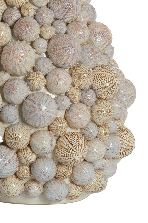 Light & Living Accessories Vase deco 40x49 cm SEA URCHIN ceramics cream-sand House of Isabella UK