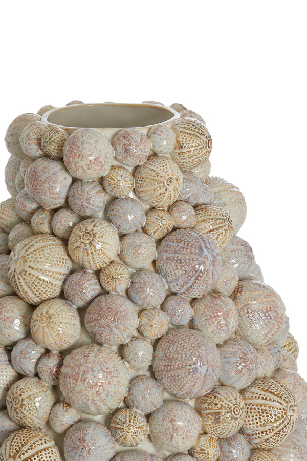 Light & Living Accessories Vase deco 40x49 cm SEA URCHIN ceramics cream-sand House of Isabella UK