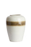 Light & Living Accessories Vase deco 40x52 cm VALERIA ceramics cream+brown House of Isabella UK