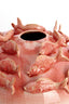 Light & Living Accessories Vase deco 41,5x32 cm FISH ceramics coral+cream House of Isabella UK