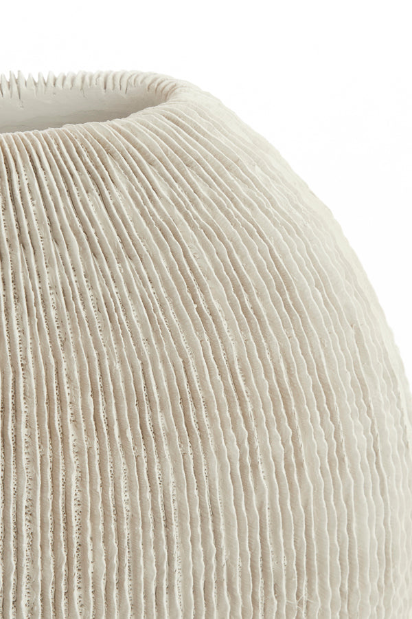 Light & Living Accessories Vase deco 41x13x39,5 cm BUBIO cream House of Isabella UK