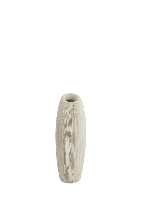 Light & Living Accessories Vase deco 41x13x39,5 cm BUBIO cream House of Isabella UK