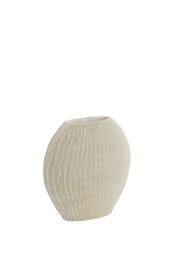 Light & Living Accessories Vase deco 41x13x39,5 cm BUBIO cream House of Isabella UK