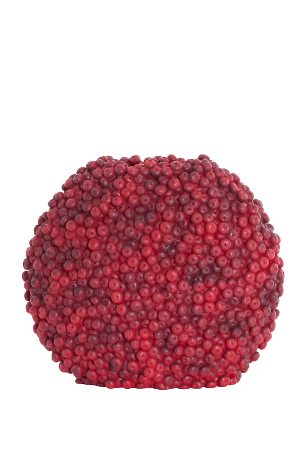 Light & Living Accessories Vase deco 44x19x37 cm BERRIES burgundy House of Isabella UK