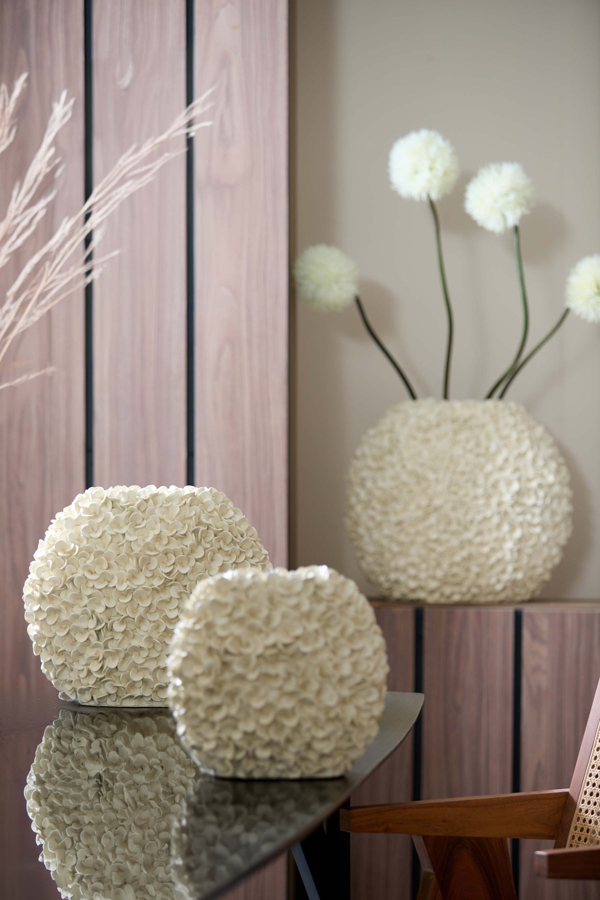 Light & Living Accessories Vase deco 44x20,5x38,5 cm PHYLIA cream House of Isabella UK
