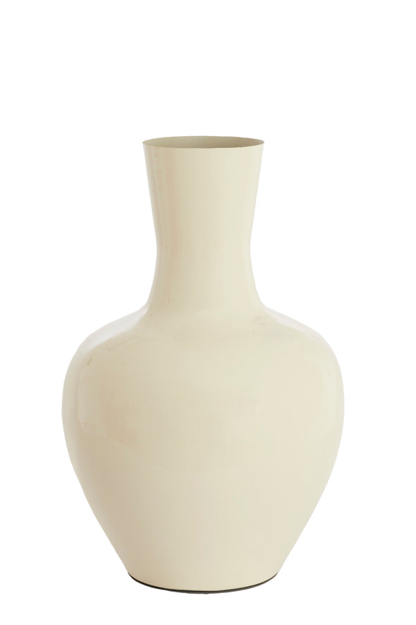 Light & Living Accessories Vase deco 44x69 cm NANA shiny cream House of Isabella UK