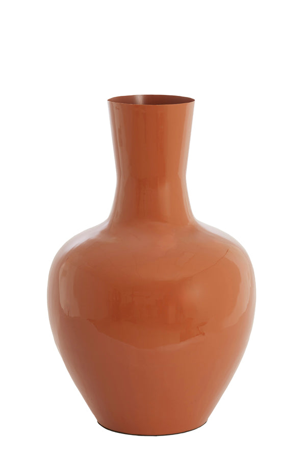 Light & Living Accessories Vase deco 44x69 cm NANA shiny dark orange House of Isabella UK