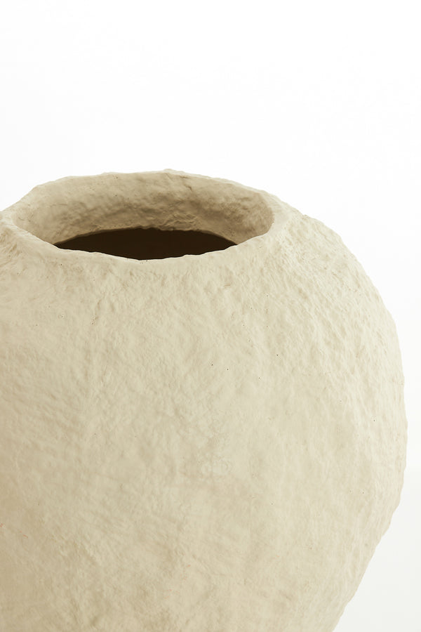 Light & Living Accessories Vase deco 45x50 cm PANTOJA matt beige House of Isabella UK