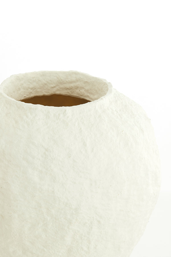 Light & Living Accessories Vase deco 45x50 cm PANTOJA matt cream House of Isabella UK