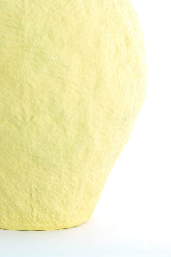 Light & Living Accessories Vase deco 45x50 cm PANTOJA matt yellow House of Isabella UK